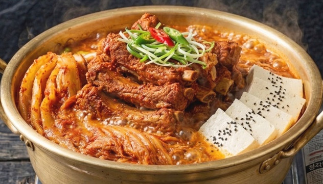 등갈비 김치찜